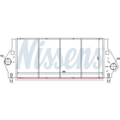 Nissens | Ladeluftkühler | 96799