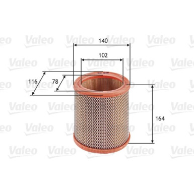 Valeo | Luftfilter | 585602