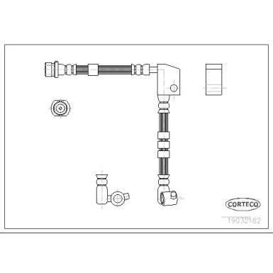 Corteco | Bremsschlauch | 19032182