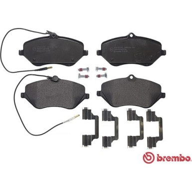 Brembo | Bremsbelagsatz, Scheibenbremse | P 61 119