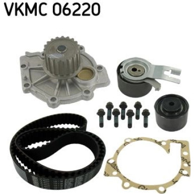 SKF | Wasserpumpe + Zahnriemensatz | VKMC 06220