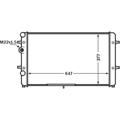 Mahle | Kühler, Motorkühlung | CR 1512 000S