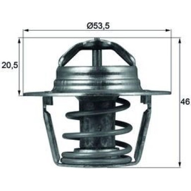 Mahle | Thermostat, Kühlmittel | TX 91 89D