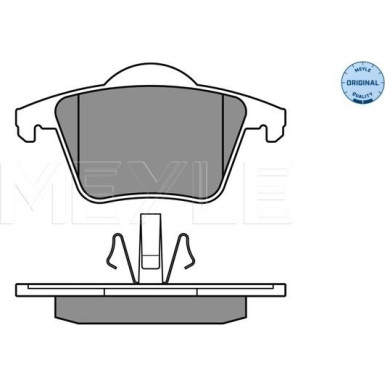 Meyle | Bremsbelagsatz, Scheibenbremse | 025 240 1118