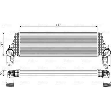 Valeo | Ladeluftkühler | 818659