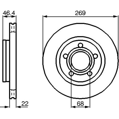 BOSCH | Bremsscheibe | 0 986 478 574