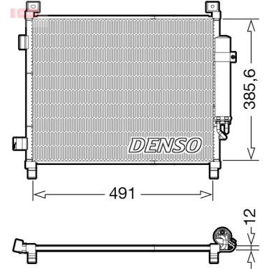 Denso | Kondensator, Klimaanlage | DCN46031