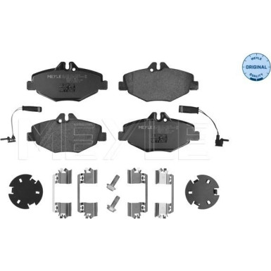 Meyle | Bremsbelagsatz, Scheibenbremse | 025 237 4320/W