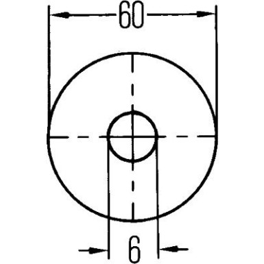 Hella | Rückstrahler | 8RA 002 014-251