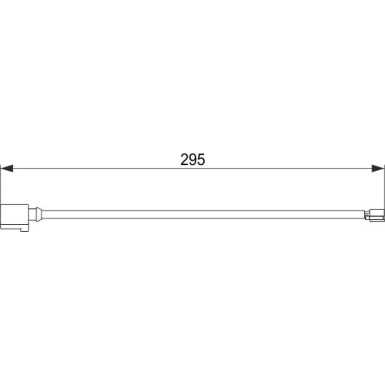 BOSCH | Warnkontakt, Bremsbelagverschleiß | 1 987 474 565