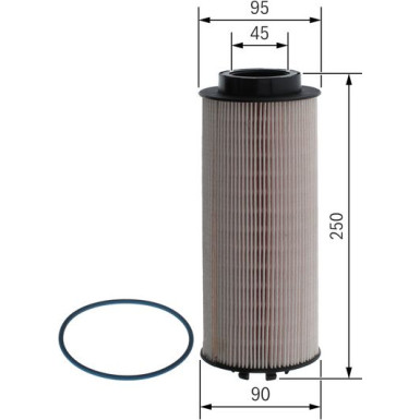 BOSCH | Kraftstofffilter | F 026 402 032