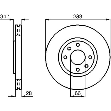 BOSCH | Bremsscheibe | 0 986 478 980