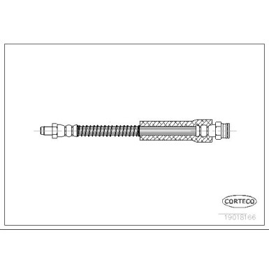 Corteco | Bremsschlauch | 19018166