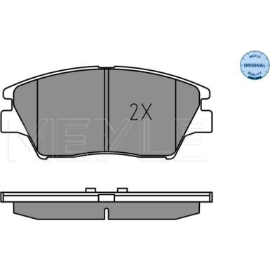 Meyle | Bremsbelagsatz, Scheibenbremse | 025 225 9018
