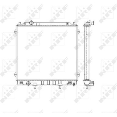NRF | Kühler, Motorkühlung | 53480