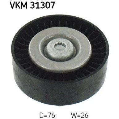 SKF | Umlenk-/Führungsrolle, Keilrippenriemen | VKM 31307