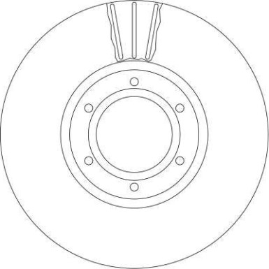 TRW | Bremsscheibe | DF4111