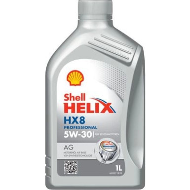 Shell | Motoröl | Helix HX8 Professional AG 5W-30, 1L | 550054286