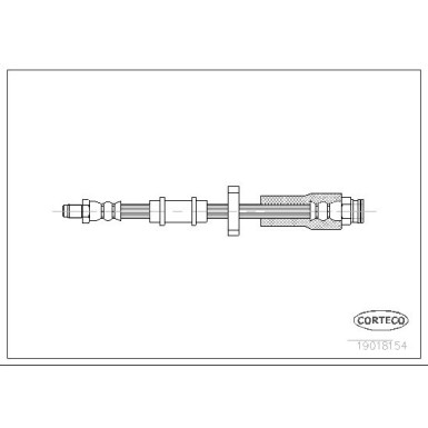 Corteco | Bremsschlauch | 19018154