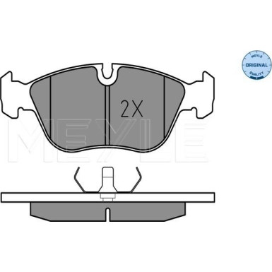 Meyle | Bremsbelagsatz, Scheibenbremse | 025 212 7319