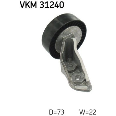 SKF | Umlenk-/Führungsrolle, Keilrippenriemen | VKM 31240