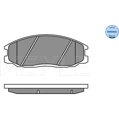 Meyle | Bremsbelagsatz, Scheibenbremse | 025 235 6916/W