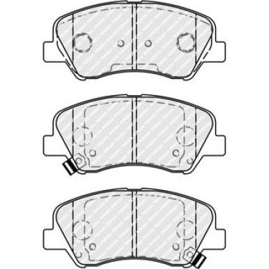Ferodo | Bremsbelagsatz, Scheibenbremse | FDB4623
