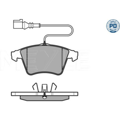 Meyle | Bremsbelagsatz, Scheibenbremse | 025 237 4919/PD