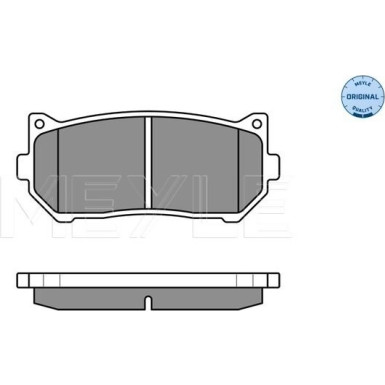 Meyle | Bremsbelagsatz, Scheibenbremse | 025 234 5513/W