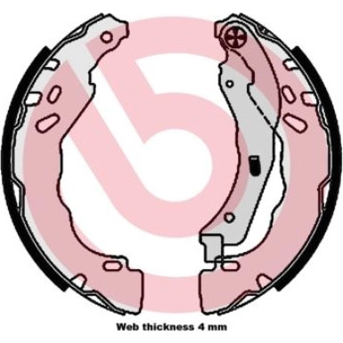 Brembo | Bremsbackensatz | S 61 544