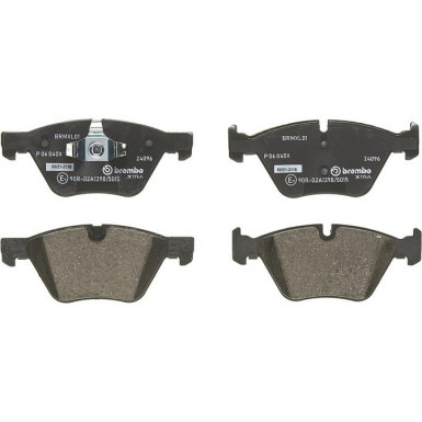 Brembo | Bremsbelagsatz, Scheibenbremse | P 06 040X Brembo | Bremsbelagsatz, Scheibenbremse | P 06 040X