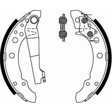TRW | Bremsbackensatz | GS8166