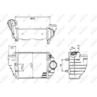 NRF | Ladeluftkühler | 30133