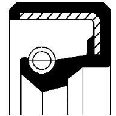 Corteco | Wellendichtring, Schaltgetriebe | 19027768B Corteco | Wellendichtring, Schaltgetriebe | 19027768B