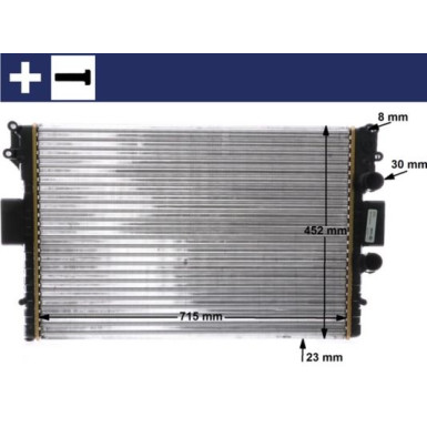 Mahle | Kühler, Motorkühlung | CR 2006 000S