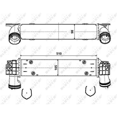 NRF | Ladeluftkühler | 30907A