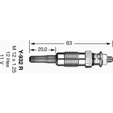 NGK 4956 Glühkerze