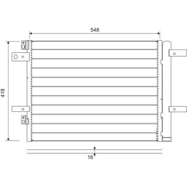 Valeo | Kondensator, Klimaanlage | 822564