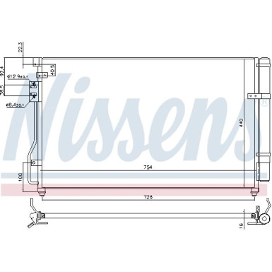 Nissens | Kondensator, Klimaanlage | 940630