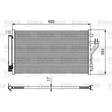 Valeo | Kondensator, Klimaanlage | 814485