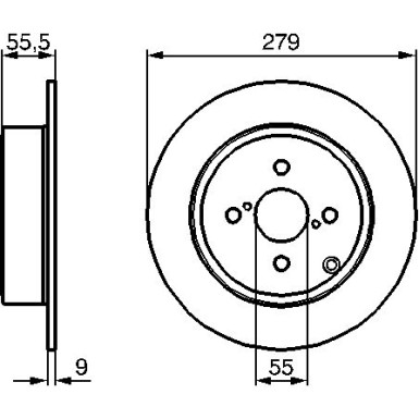 BOSCH | Bremsscheibe | 0 986 479 149