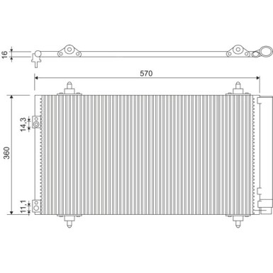 Valeo | Kondensator, Klimaanlage | 818171