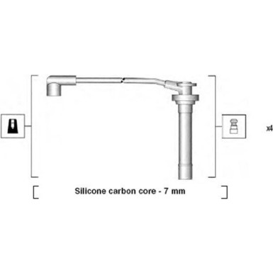 Magneti Marelli | Zündleitungssatz | 941295060855