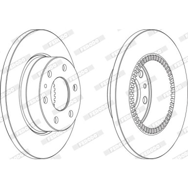 Ferodo | Bremsscheibe | FCR316A