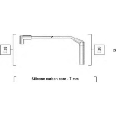 Magneti Marelli | Zündleitungssatz | 941365090932