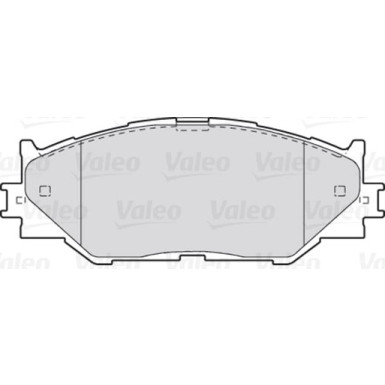 Valeo | Bremsbelagsatz, Scheibenbremse | 301035