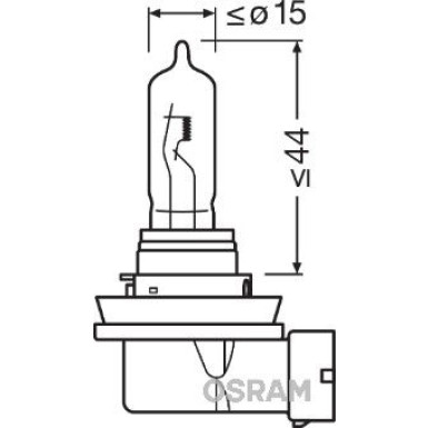 Osram | Glühlampe, Fernscheinwerfer | Original H9 12V Faltschachtel | 64213