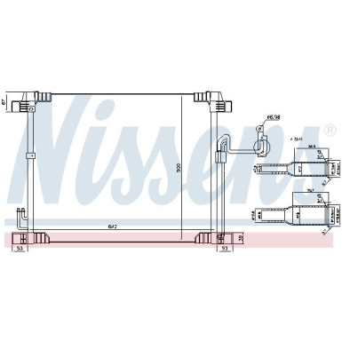 Nissens | Kondensator, Klimaanlage | 940616