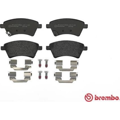 Brembo | Bremsbelagsatz, Scheibenbremse | P 23 105