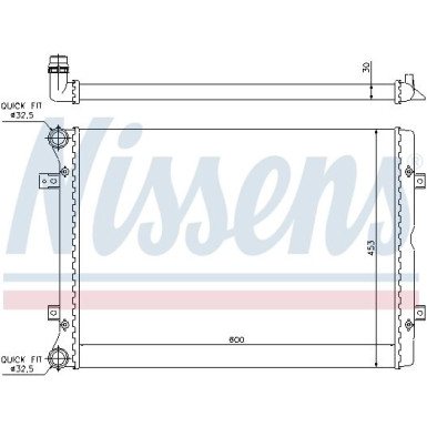 Nissens | Kühler, Motorkühlung | 65014